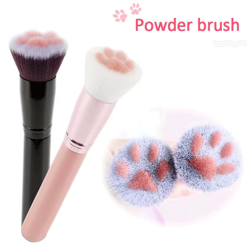 Dropship Cat Claw Shape Makeup Brushes Cute Powder Brush Cosmetics Foundation Powder Blush Eyeshadow Concealer Brush Beauty Tool