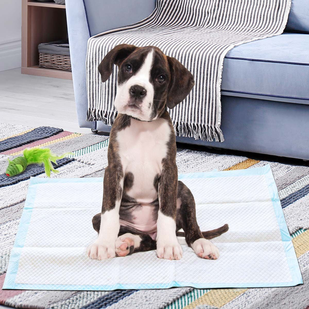 Tapis Éducateurs Pour Chiot 5 Couches Lot De 100 Tapis Absorant Pour Animaux 60X90Cm